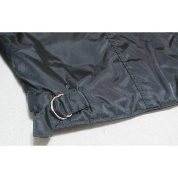 NWT $90 EXPRESS Womens Jacket Black Nylon MOTO Cropped Zip Size S - Picture 9 of 11